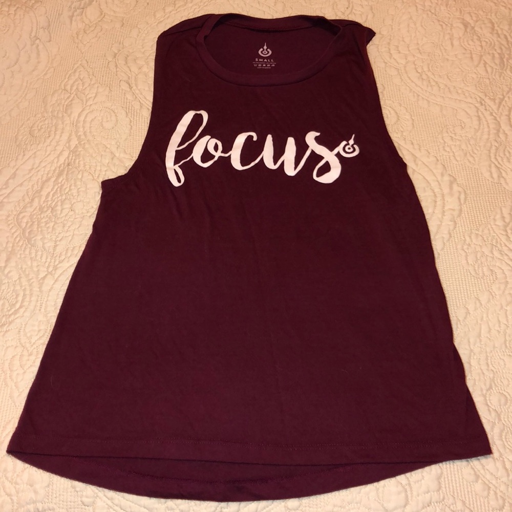 Workout “focus” tank